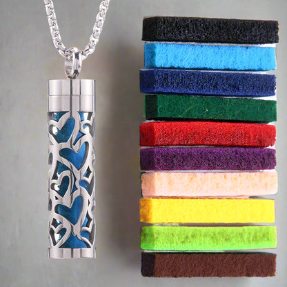 Perfume Necklace with Essential Oil Diffuser