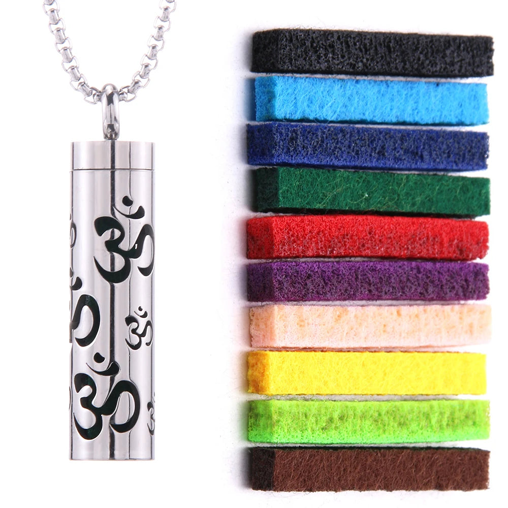 Perfume Necklace with Essential Oil Diffuser